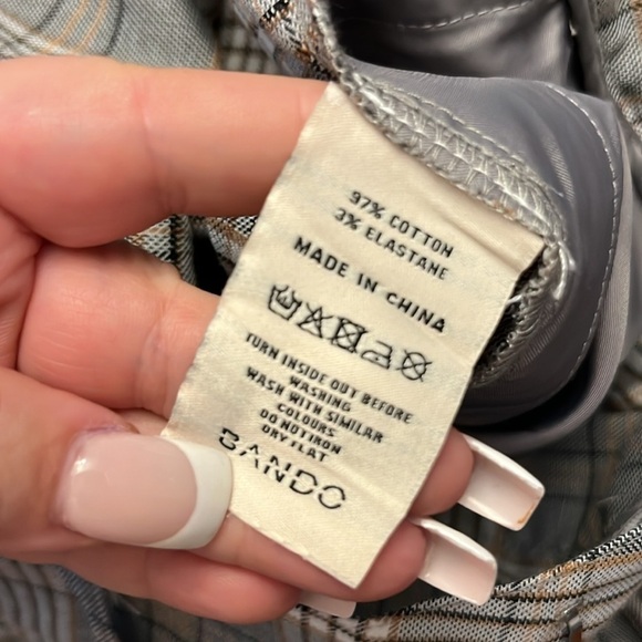 Bando brand size 34R flat front pants - Picture 5 of 5